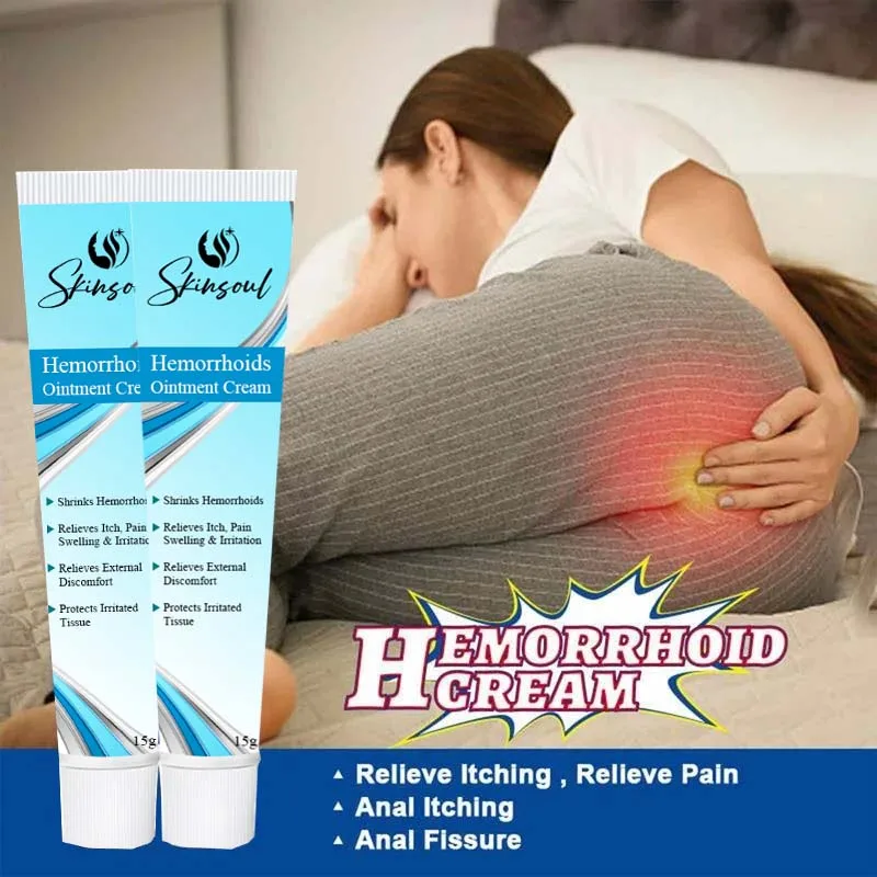 Skinsoul Plant Herbal Hemorrhoids Cream Ointment Internal Hemorrhoids