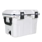 Tsunami 50L Big Frozen White Ice Cooler Box Chilli Chest for Golf Carts