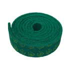 Industrial Kitchen Cleaning Sponge Green Nylon Scouring Pad In Rolls
