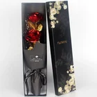 Rose Rose Rose Valentine's Day Mother's Day Gift Box Gold Rose Artificial Rose Rose Flower