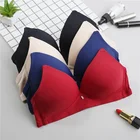 sexy padded push up stores women black bra with girl