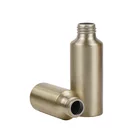 2019 Printing and packaging 50ml 100ml 150ml aluminum pump sprayer bottle for cosmetic