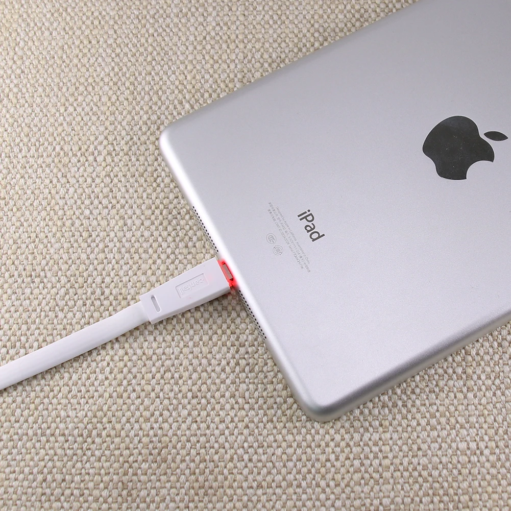 cantell special offer stock flat led Charging Cable usb cable fast charger Light changes cable for iphone X/8/7/6/5 - ANKUX.COM