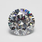 Wholesale 1carat Moissanite Diamond Round 6.5mm White Moissanite Stone