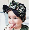 Flower Turban baby Hat Candy Color Child Hat for Newborn Baby Milk Silk Bows Adjustable Knitted Indian Hats