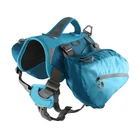 Dog Reflective Lightweight Back Pack Dog Harness Adjustable Hiking Dog Saddlebag Backpack For Medium Large Pets