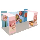Exhibition Booth Custom Printed Stand Portable Exhibition Equipment Trade Show Portable Exhibition Booth