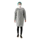 Medical Food Industry Non Woven PP Protective Disposable White Lab Coat