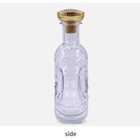 High Quality 730ml premium round brandy XO/red wine/spirit glass bottle with cork