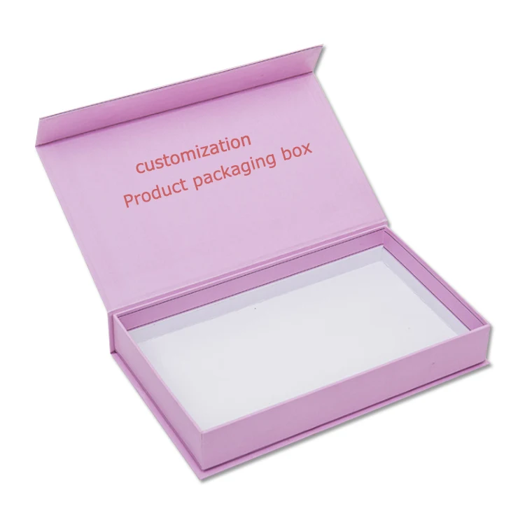 custom logo printed book shape paper packaging cosmetic boxes