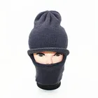 High quality design unisex winter outdoor warm hat and scarf set
