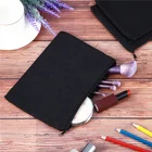 Promotional Custom Logo Canvas Cotton Makeup Cosmetic Bags Travel Make Up Pouches with Zipper for Women Girls