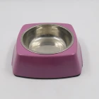 biodegradable automatic bamboo pet bowl feeder for dog and cat
