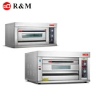 one single 1 layer gas bread stone deck oven with steam tube deck oven manufactur itali china