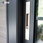 Glass Door Glass Alwew Double Glazed Price Aluminium Aluminum Balcony Sliding Patio Glass Door