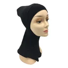 Women's full cover soft comfortable inner caps islamic neck cover under scarf hijab muslim