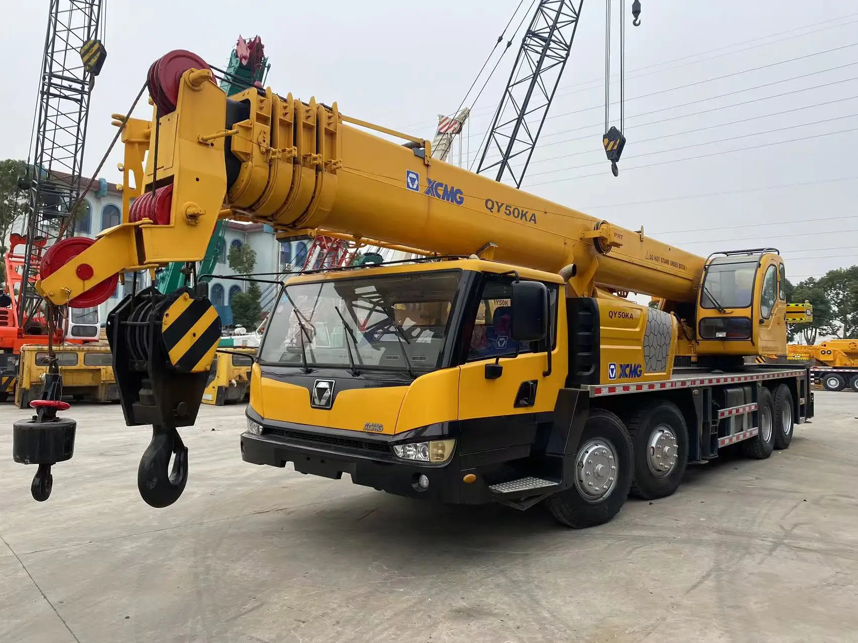 Used Xcmg Brand 50 Ton Second Hand Mobile Crane Qy50ka Used Truck Crane