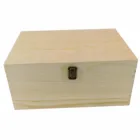 Custom unfinished pine wood box wholesale