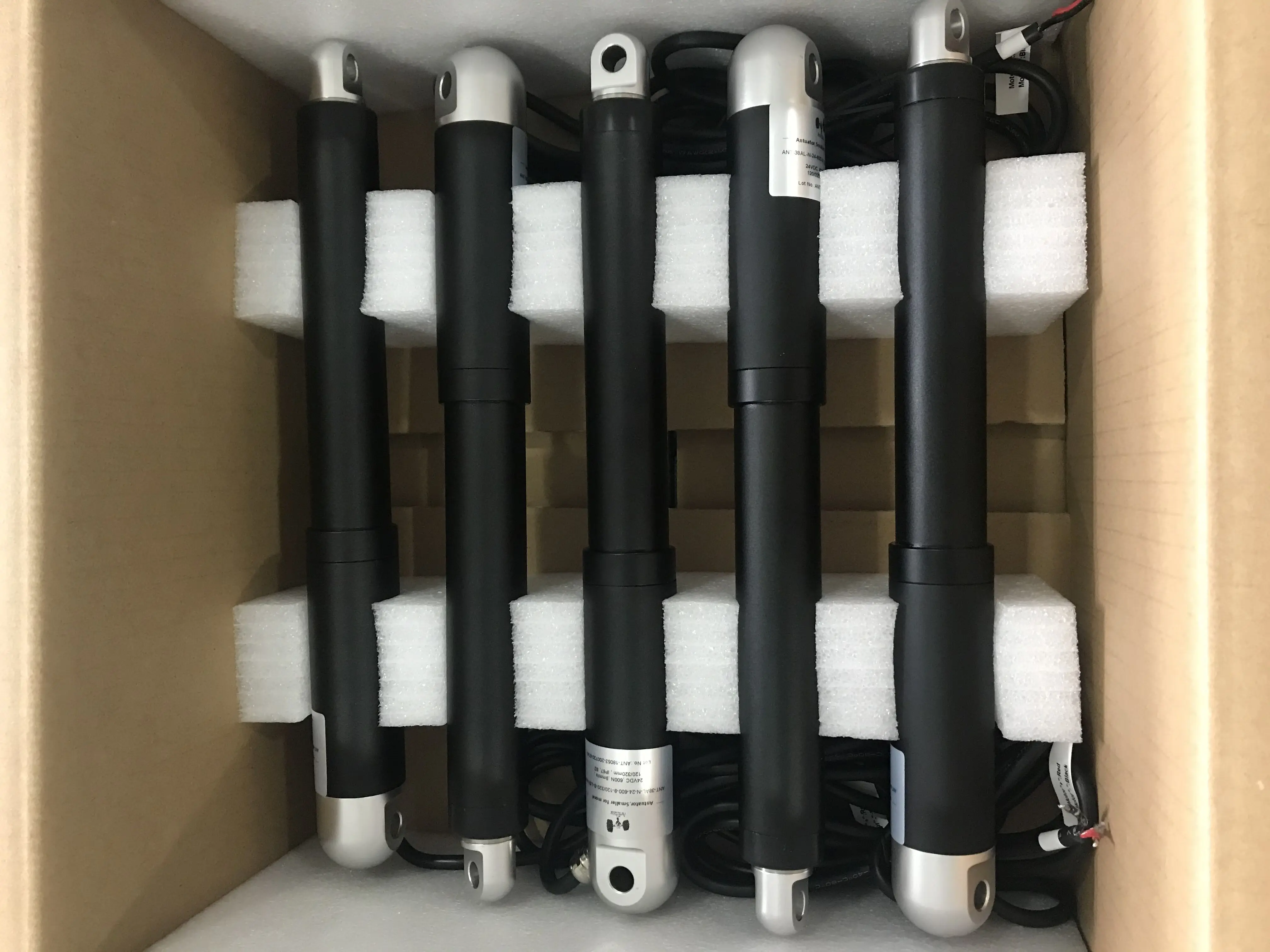 High Speed and Low Noise Mini 12/24V DC Telescopic Linear Actuator for Telescoping Tube For Actuator