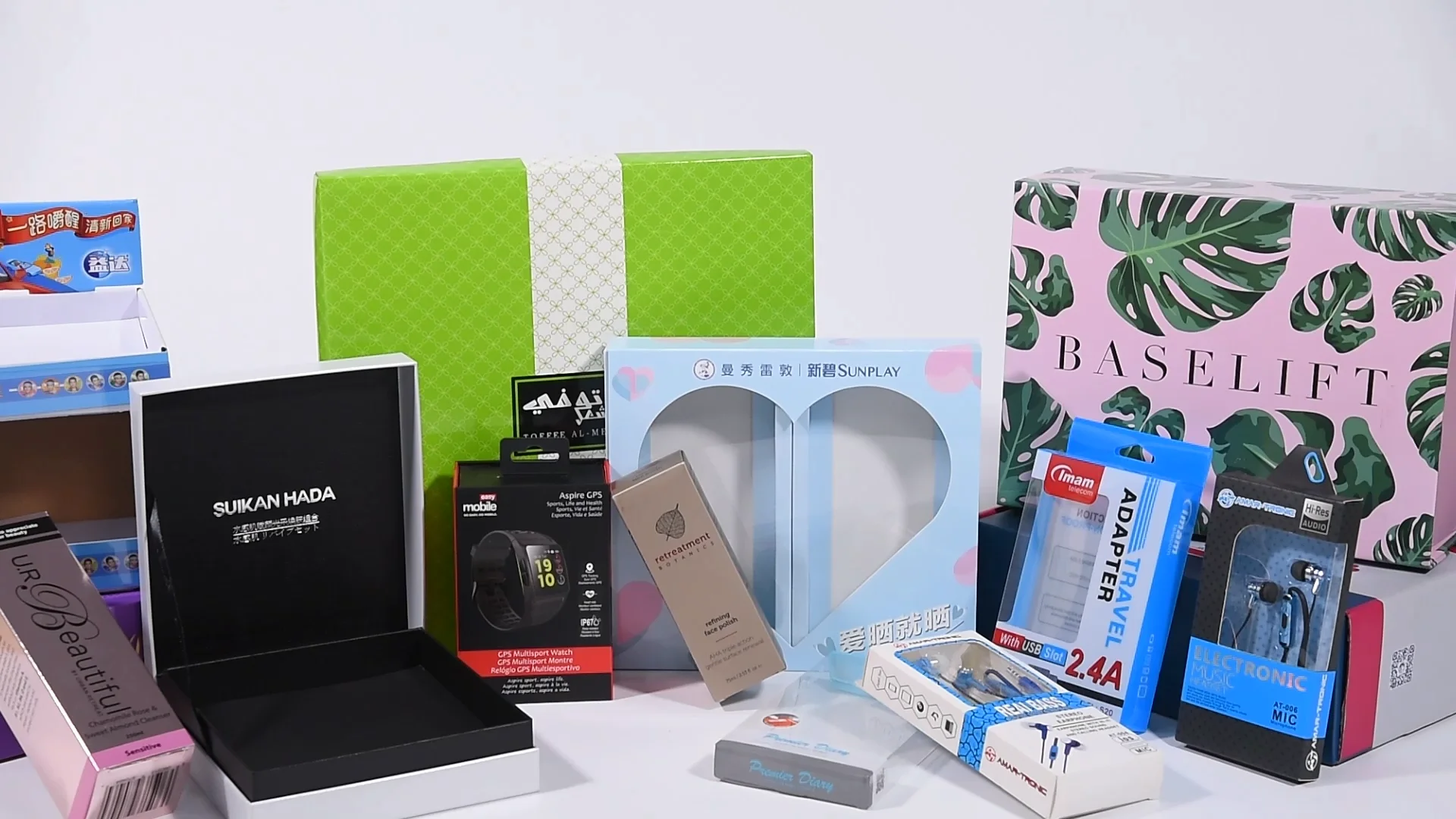 printed luxury cardboard carton shoe flower paper gift packaging