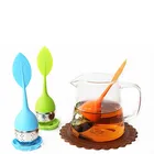 BPA Free Coffee And Tea Tools Food Grade Silicone Leaf shape tea infuser