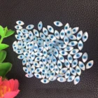 Cabochon Loose 5x10mm Cabochon Marquise Shape Evil Eye Mother Of Pearl