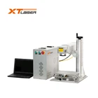 Fiber Laser Metal Engraving Machine Color Laser Printer Desktop Laser Marking Machine for Plastic Bottle