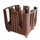 Restaurant Multiple Adjustable Dish Caddies Can Hold 4.5" To 13" Plates And Trays