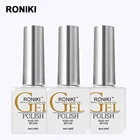 RONIKI Free Sample OEM Private Label Color Soak off Uv Nail Gel Polish