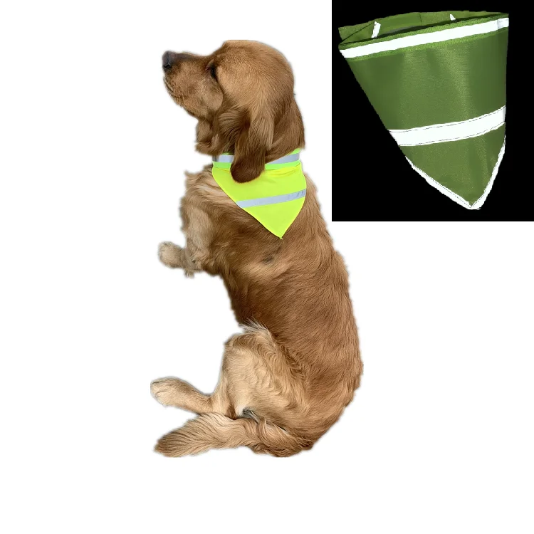 fluorescent dog bandanas