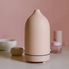 New Arrival Fashion White Ceramic Aroma Diffuser Home Decorative Ultrasonic Humidifier With LED Night Lights Essential oil