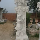 garden stone column/marble stone roman column/decorative roman columns