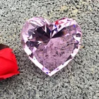Gift Crystal Crystal Custom Logo Heart Shape Photography Decoration Gift K9 Glass Crystal Diamond