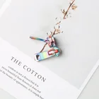 Zipper Pull For Zipper Custom Logo Metal Zipper Pull Design Handbag Rainbow Metal Puller Slider For Jacket