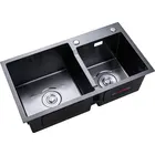 S784324C Apron Front Stainless Steel Double Bowl Undermount Kitchen Sink