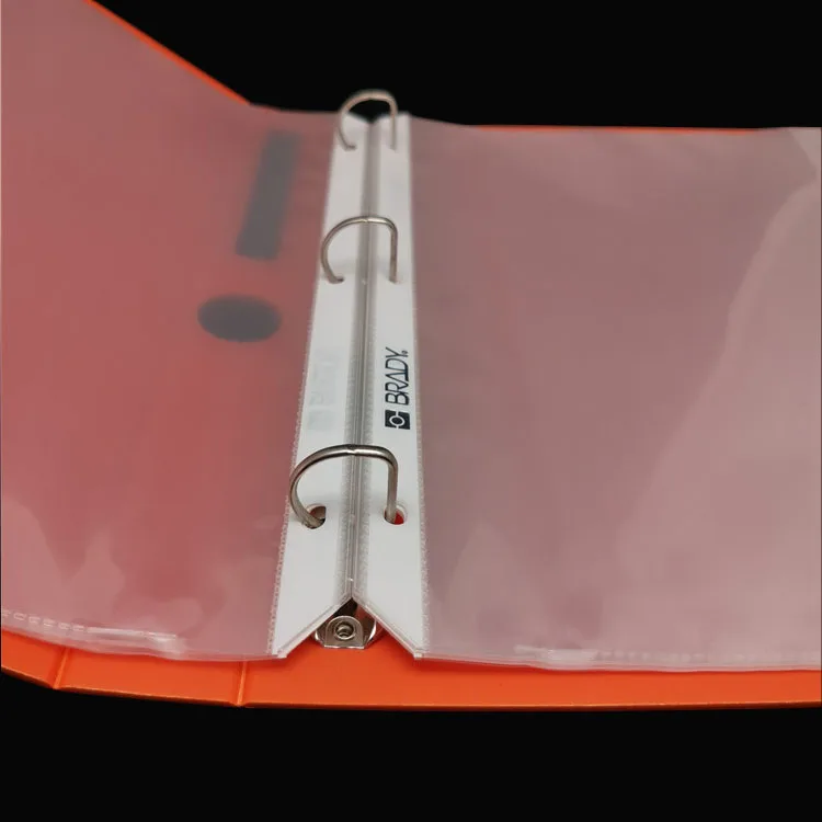 Clear punch pocket A4 size 3 Holes Plastic document Bag Clear Sheet Protector (Manufactory)