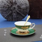 PT porcelain factory custom any design bone china coffee cup decals cup and saucer