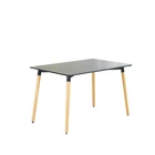 High quality modern living room furniture wooden legs round dinning table
