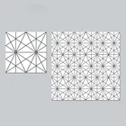 30x30cm glazed rustic art tiles 300x300mm kitchen and bathroom floor and wall ceramic tiles white and black in Foshan