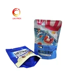 Food grade aluminum foil stand up pouch/standing sachet with zipper and hang hole