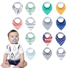 Baby Bandana Bibs Drool Bibs 100% Organic Cotton Cute Baby Bibs Bandana Organic