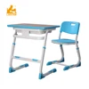 student chair and desk malaysia used school furniture for sale with pu gray edge
