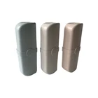 New Design Eco Friendly Wheat Fiber Travel Toothbrush Box Case Holder Cup