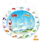 Baby Inflatable Water Play Mat Splash Play Mat Inflatable Sprinkler Pad for Kids Water Fun