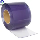 2/3MM PVC Flexible Film For Soft Plastic Stripe Curtain In Roll