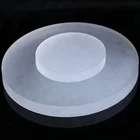 Opaque Quartz disk Unclear Fused Silica Quartz Glass Sheet Fused Quartz Plate sandblasted