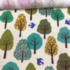 100% Cotton Canvas Printed Fabric Cotton Printing Canvas Fabric for Bags Pillows Curtain Tablecloth Sofa