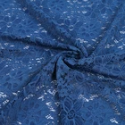 Beaded Fabric Lace Blue Mesh Wedding Dress Embroidery