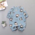 Baby Pattern Romper 2020 Newborn Baby Clothes Natural Organic 100% Cotton Cute Cartoon Pattern Infant Romper