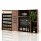 Best Selling Supermarket Equipment Showcase Shelf Metal Wine Racking For Sale